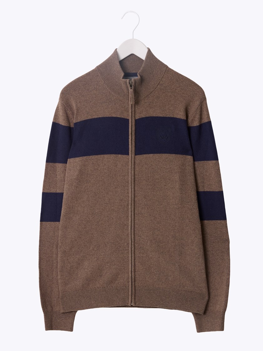 7512903 AGG 7512903_AGG-JEANPAUL-W25-Front_1385_Lucien stripet cardigan AGG.jpg_