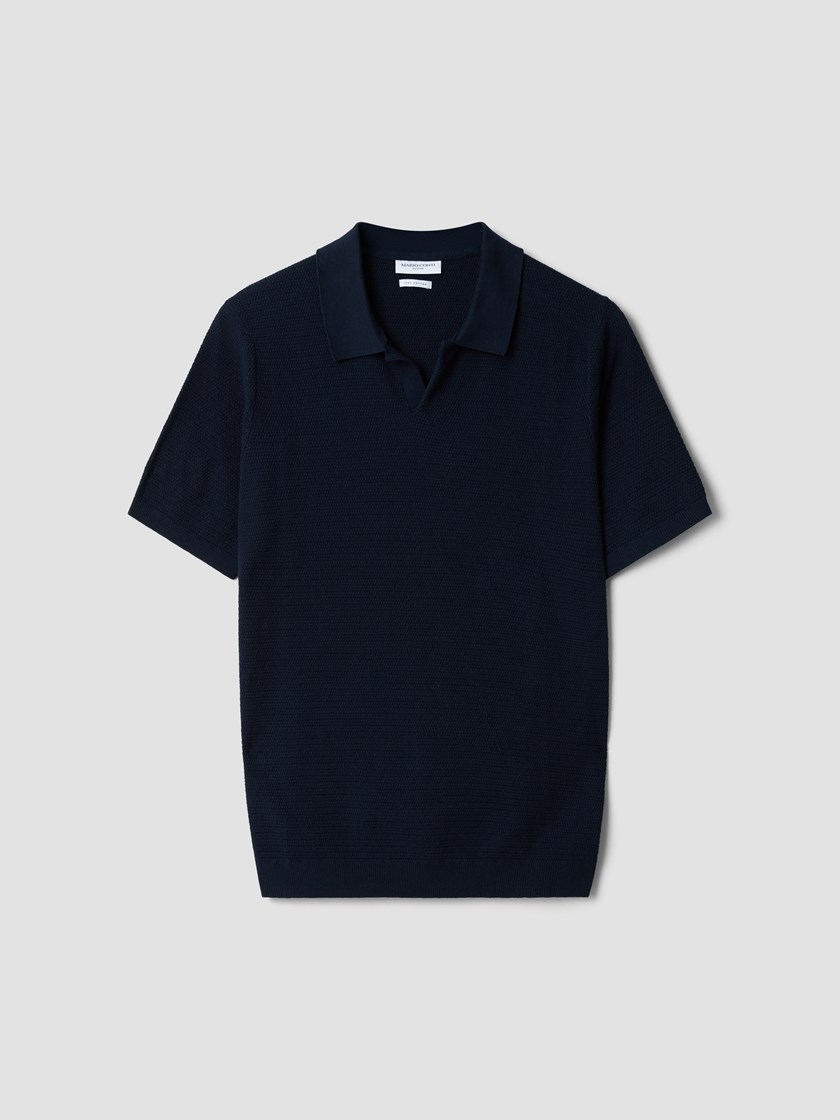 7512928 C27 7512928_C27-MARIOCONTI-A25-Front_7543_Carlo strikket polo C27.jpg_Front||Front