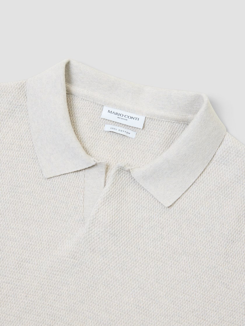 7512928 I3D 7512928_I3D-MARIOCONTI-A25-Front_700_Carlo strikket polo I3D.jpg_Front||Front