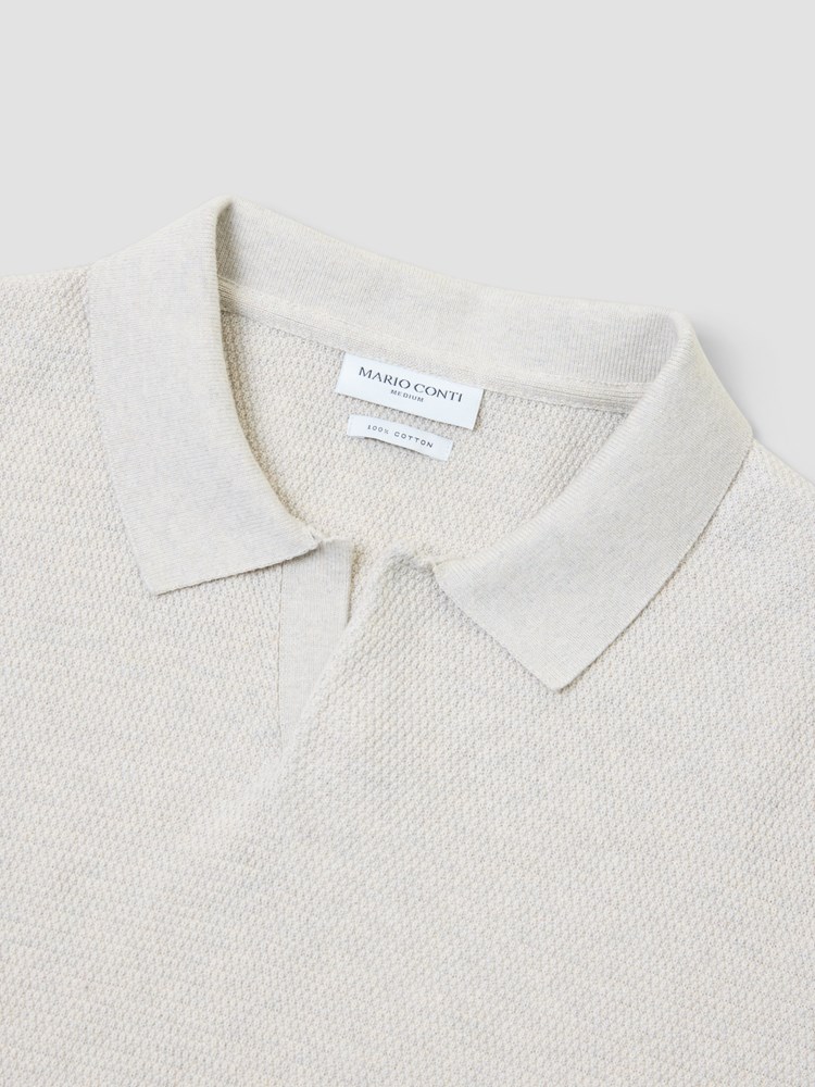 Carlo strikket polo 7512928_I3D-MARIOCONTI-A25-Front_700_Carlo strikket polo I3D_Carlo strikket polo I3D 7512928.jpg_Front||Front