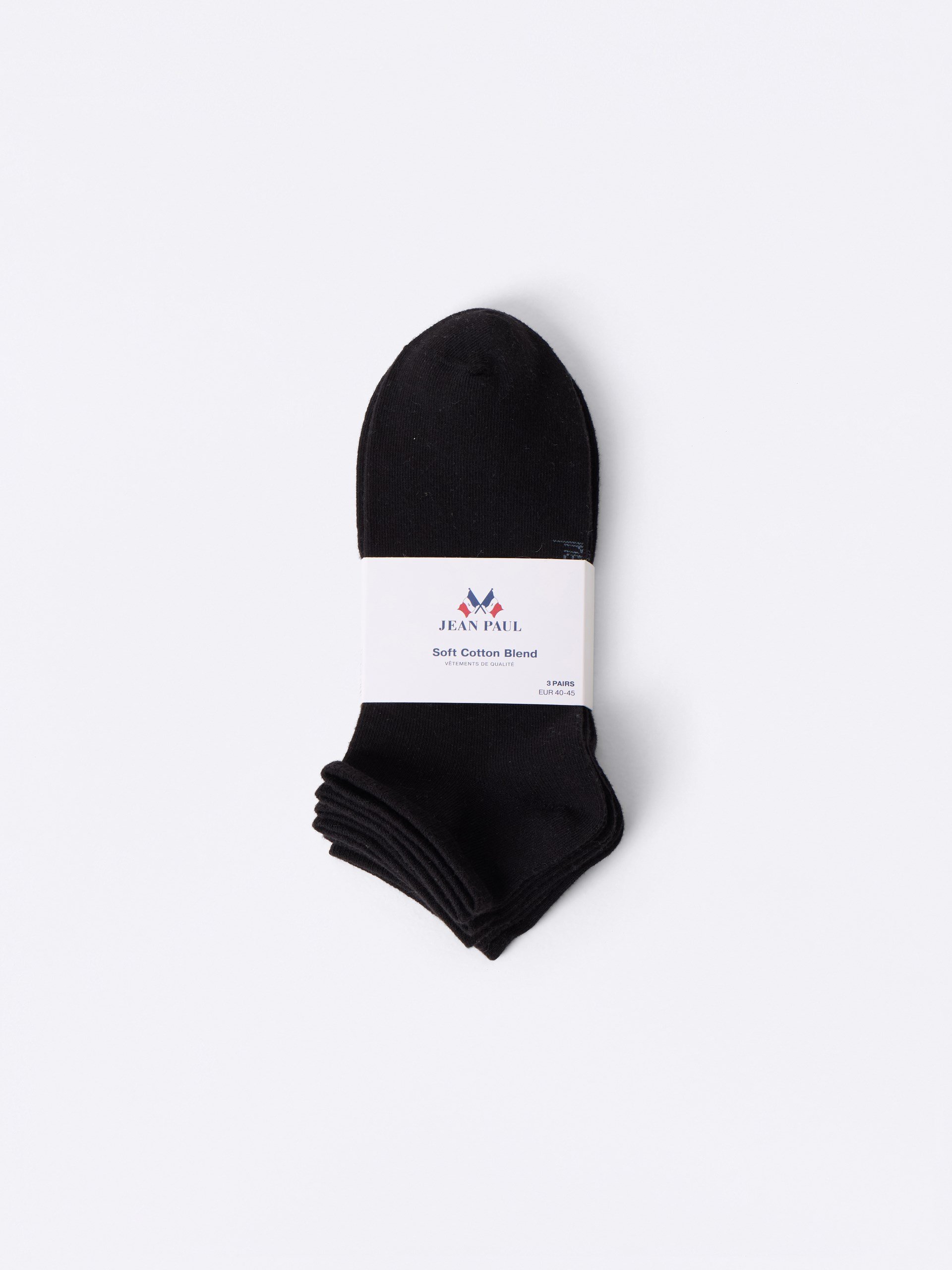 7513281 C18 7513281_C18-JEANPAUL-NOS-Front_9708_3 pk ankelsokker_3 pk ankelsokker C18.jpg_Front||Front