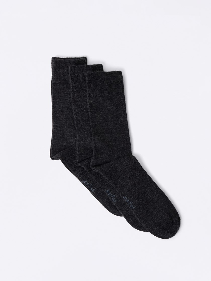 7513287 IGD 7513287_IGD-JEANPAUL-NOS-Front_1913_3 pk sokker med ull_3 pk sokker med ull IGD.jpg_Front||Front