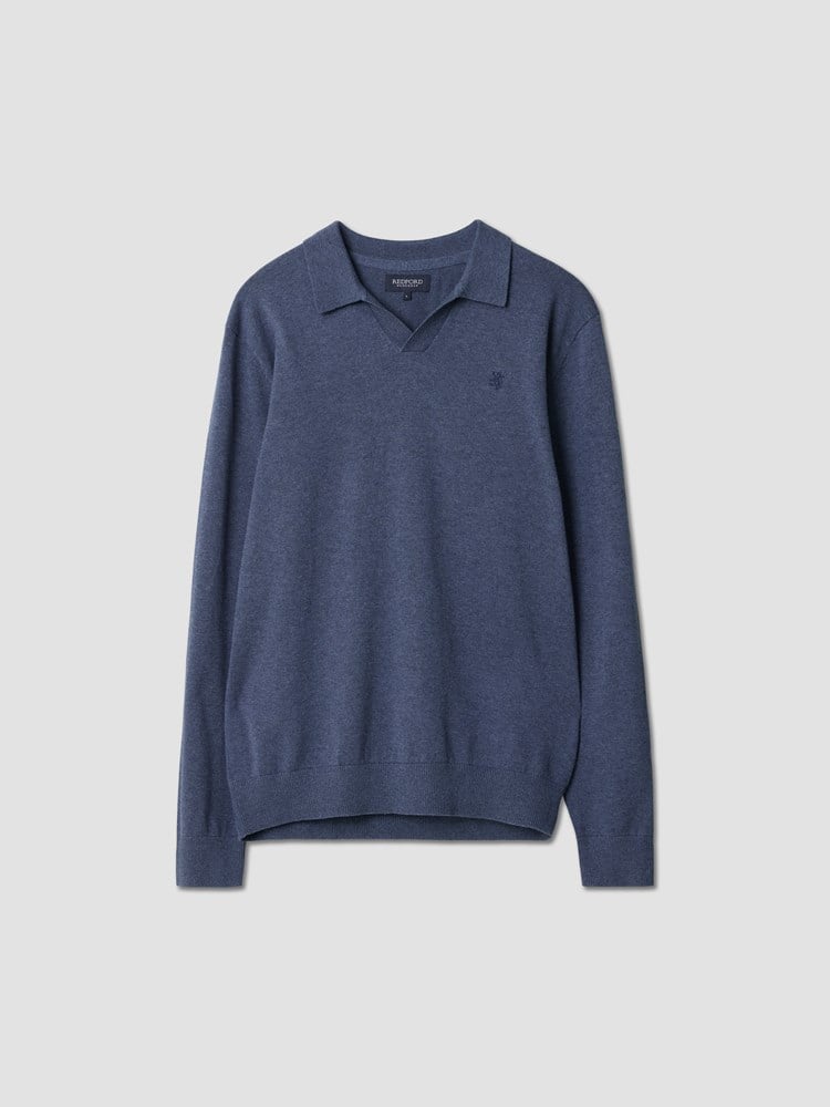 Brage polo genser 7513324_EHJ-REDFORD-A25-Front_2420_Brage polo genser_Brage polo genser EHJ 7513324.jpg_Front||Front