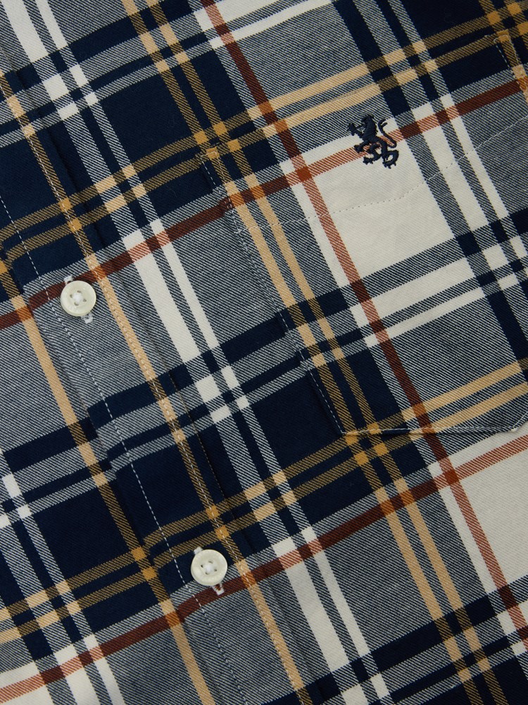 Delting rutete skjorte 7513342_I2V-REDFORD-A25-Front_4678_Delting rutete skjorte I2V_Delting rutete skjorte I2V 7513342.jpg_Front||Front