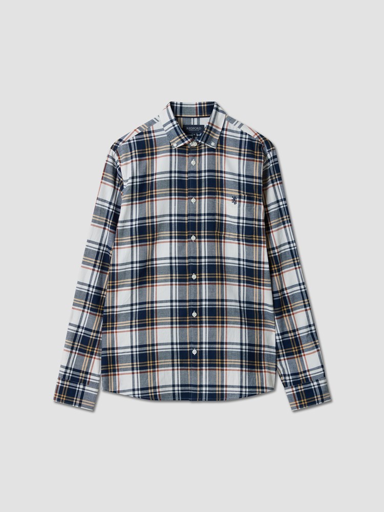 Delting rutete skjorte 7513342_I2V-REDFORD-A25-Front_9326_Delting rutete skjorte I2V_Delting rutete skjorte I2V 7513342.jpg_Front||Front