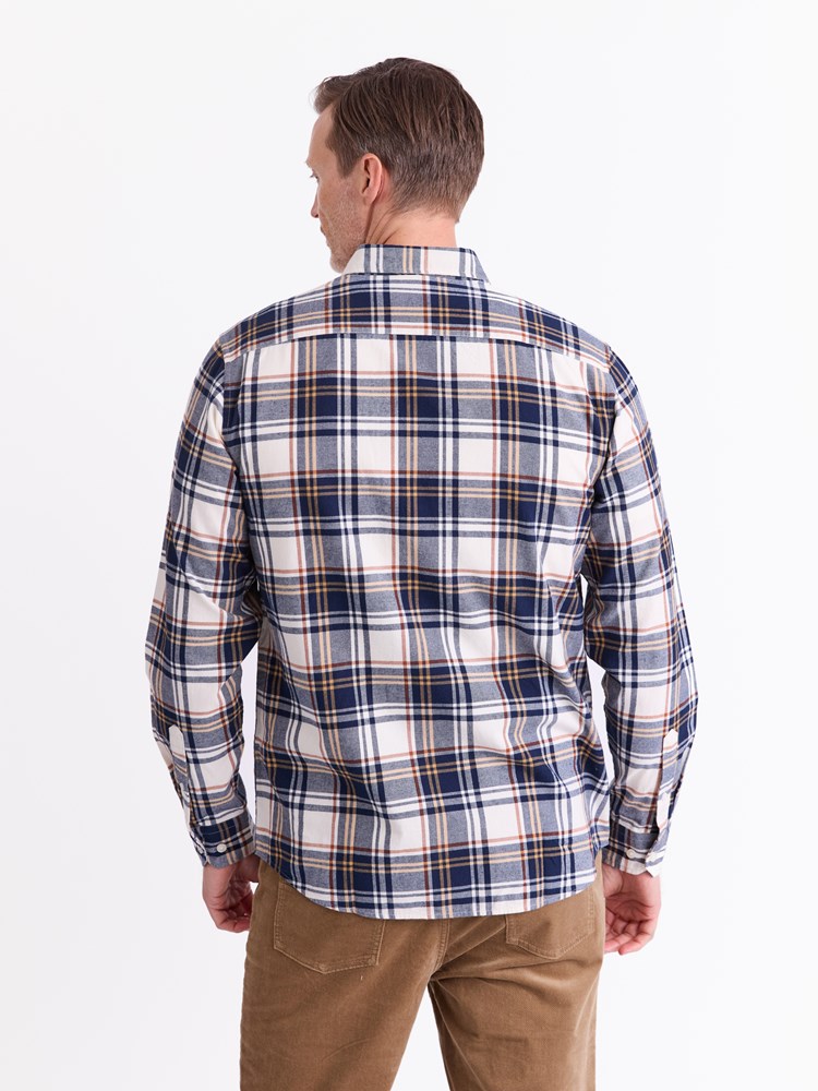 Delting rutete skjorte 7513342_I2V-REDFORD-A25-Modell-Back_chn=match_5170_Delting rutete skjorte I2V_Delting rutete skjorte I2V 7513342.jpg_Back||Back