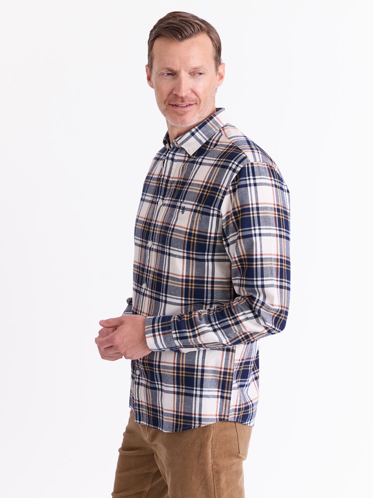 Delting rutete skjorte 7513342_I2V-REDFORD-A25-Modell-Front_chn=match_6514_Delting rutete skjorte I2V 7513342.jpg_Front||Front