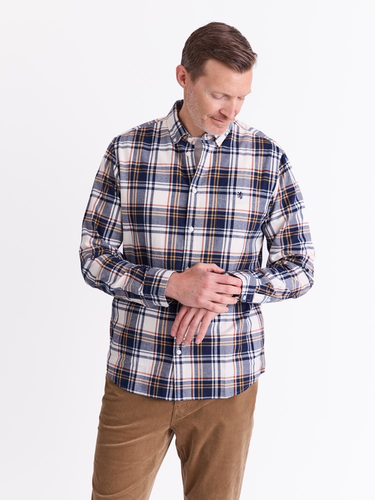 Delting rutete skjorte 7513342_I2V-REDFORD-A25-Modell-Front_chn=match_9456_Delting rutete skjorte I2V 7513342.jpg_Front||Front