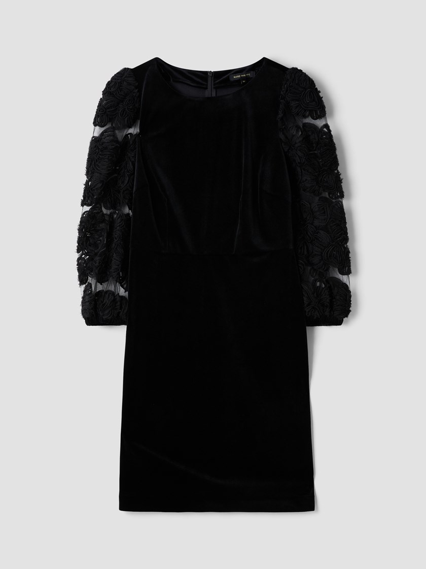 7513361 ID2 7513361_ID2-MARIEPHILIPPE-W25-Front_6904_Ingrid velourkjole ID2.jpg_Front||Front