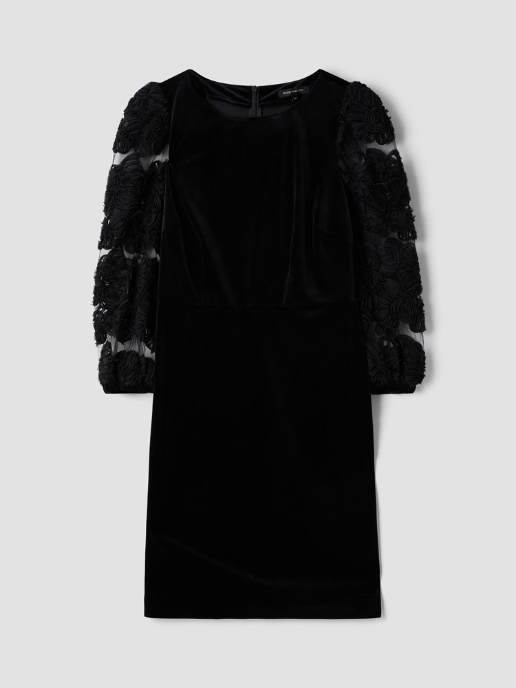 Ingrid velourkjole 7513361_ID2-MARIEPHILIPPE-W25-Front_6904_Ingrid velourkjole ID2_Ingrid velourkjole ID2 7513361.jpg_Front||Front