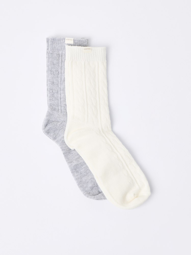 Nenna 2 pk sokker 7513376_O79-JEANPAUL-W25-Front_3948_Nenna 2 pk sokker O79_Nenna 2 pk sokker O79 7513376.jpg_Front||Front