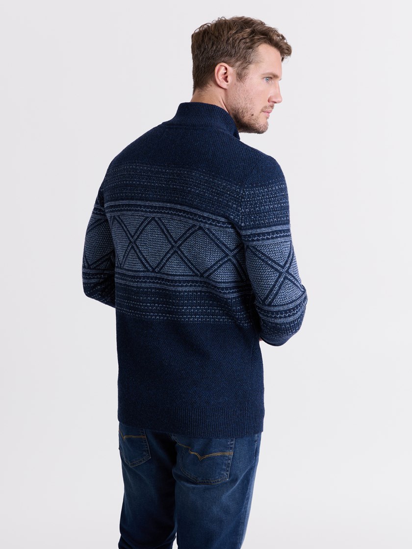 7513473 C29 7513473_C29-REDFORD-W25-Modell-Back_chn=match_6042_Carter zip genser C29.jpg_Back