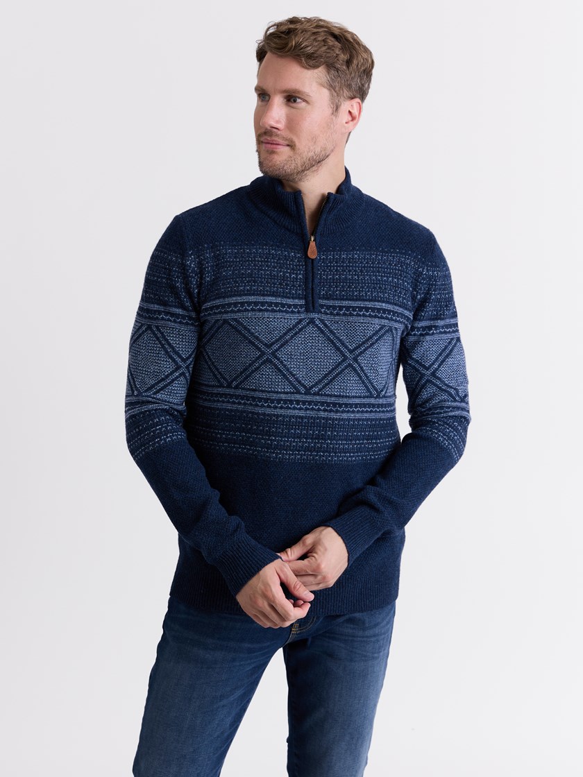 7513473 C29 7513473_C29-REDFORD-W25-Modell-Front_chn=match_7922_Carter zip genser C29.jpg_Front