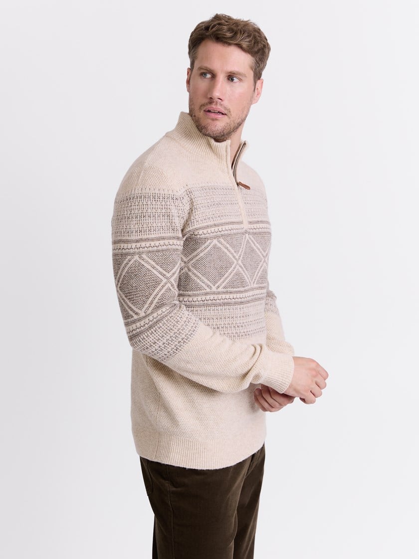 7513473 I2X 7513473_I2X-REDFORD-W25-Modell-Front_chn=match_3500_Carter zip genser I2X_Carter zip genser I2X 7513473.jpg_Front