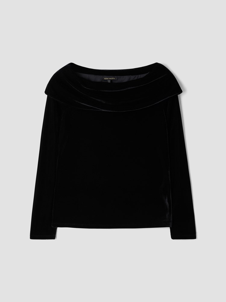 Silje velourtopp 7513626_ID2-MARIEPHILIPPE-W25-Front_4179_Silje velourtopp ID2_Silje velourtopp ID2 7513626.jpg_Front||Front