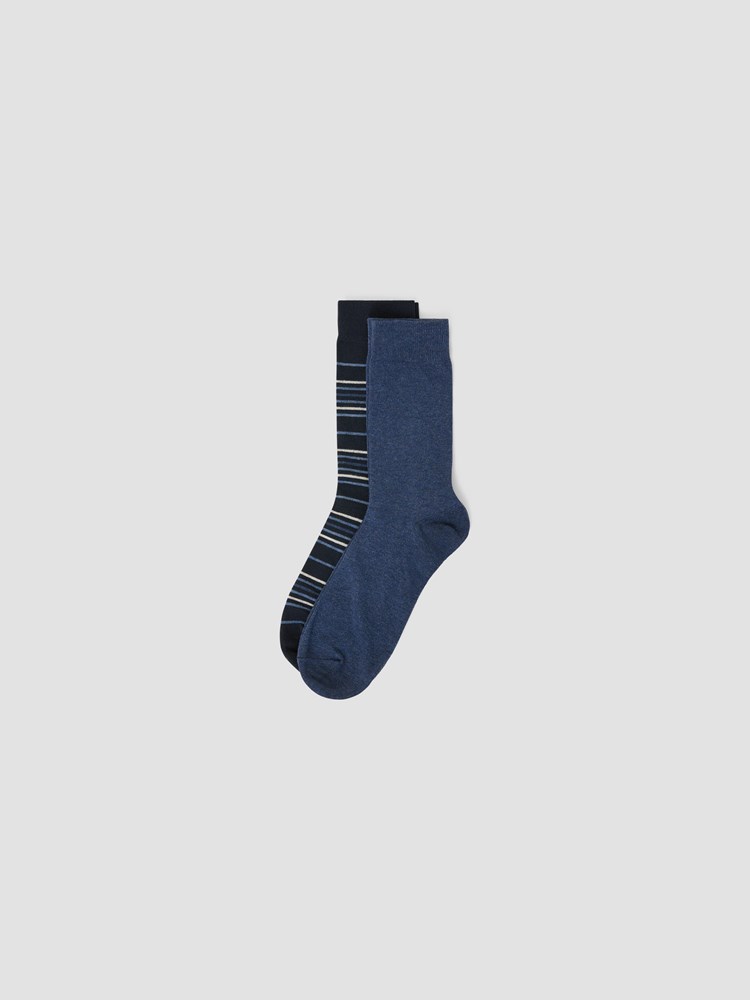 Stewe 2 pk sokk 7513762_EGV-REDFORD-A25-Front_8416_Stewe 2 pk sokk EGV.jpg_Front||Front