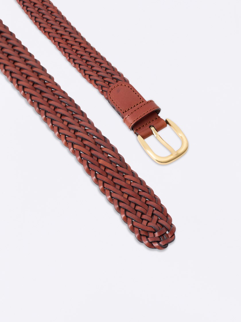 7513804 AHR 7513804_AHR-JEANPAUL-NOS-Front_7411_Cannes flettet skinnbelte_Cannes flettet skinnbelte AHR.jpg_Front||Front