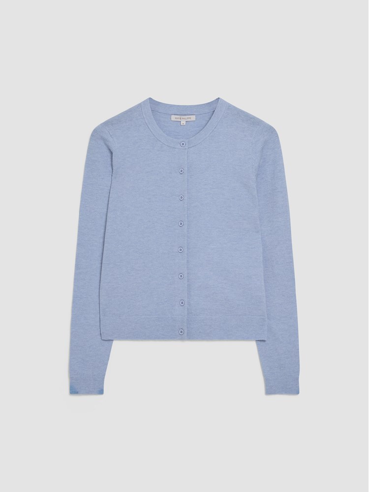 Olea cardigan i merinoblanding 7513881_S48-MARIEPHILIPPE-S26-Front_4312_Olea cardigan i merinoblanding S48_Olea cardigan i merinoblanding S48 7513881.jpg_Front||Front