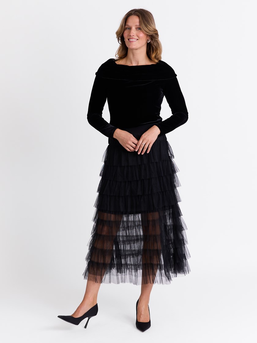 7513913 ID2 7513913_ID2-MARIEPHILIPPE-W25-Modell-Front_chn=match_6471_Agate skjørt ID2_Agate skjørt ID2 7513913.jpg_Front||Front