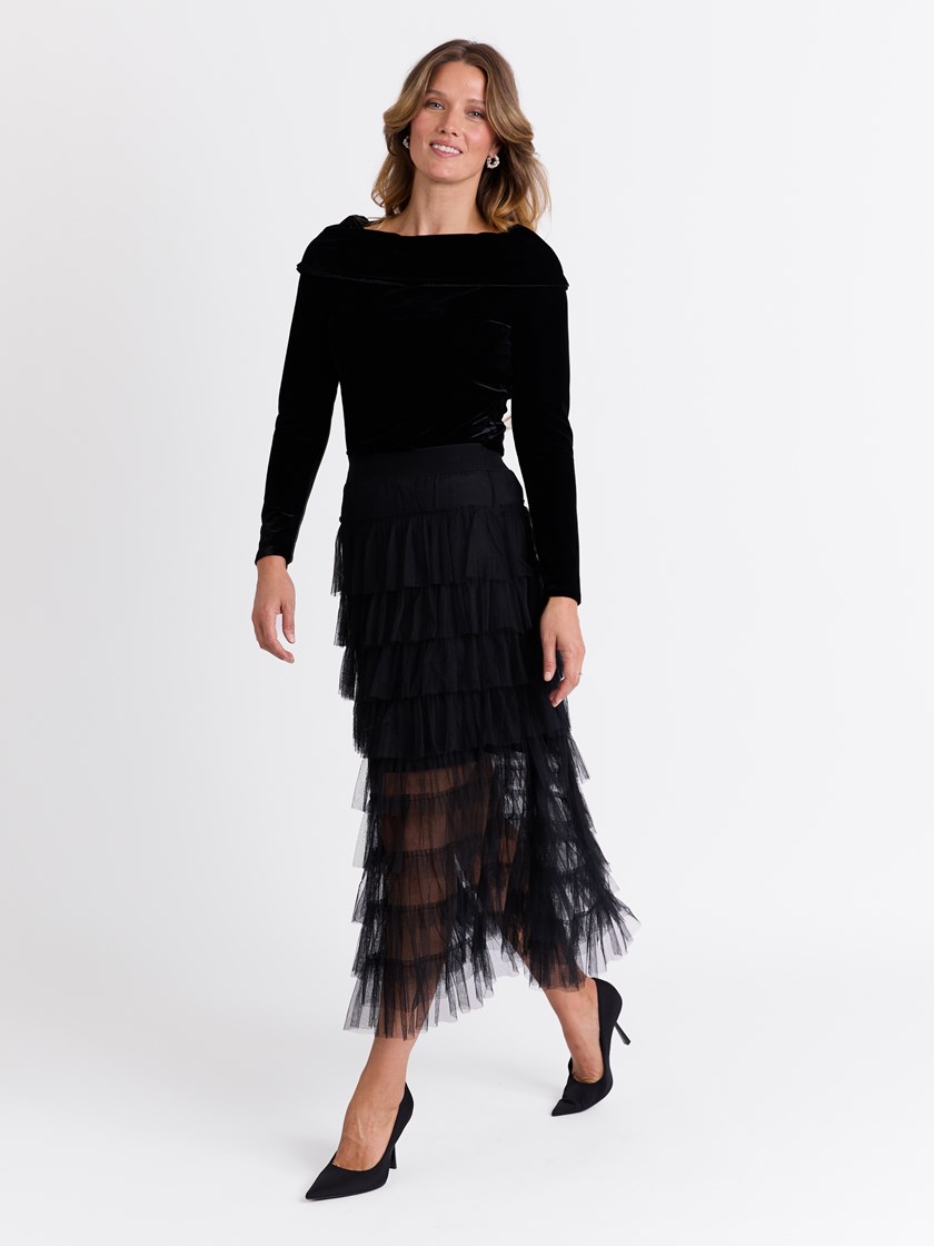 7513913 ID2 7513913_ID2-MARIEPHILIPPE-W25-Modell-Front_chn=match_9293_Agate skjørt ID2_Agate skjørt ID2 7513913.jpg_Front||Front