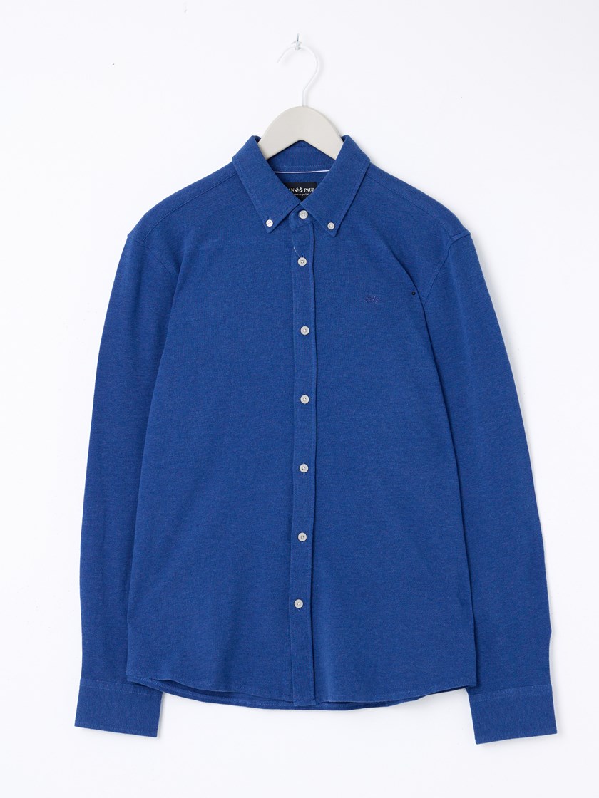 7513921 EGA 7513921_EGA-JEANPAUL-S26-Front_8846_Dominique pique skjorte_Dominique pique skjorte EGA_Dominique pique skjorte EGA 7513921.jpg_Front