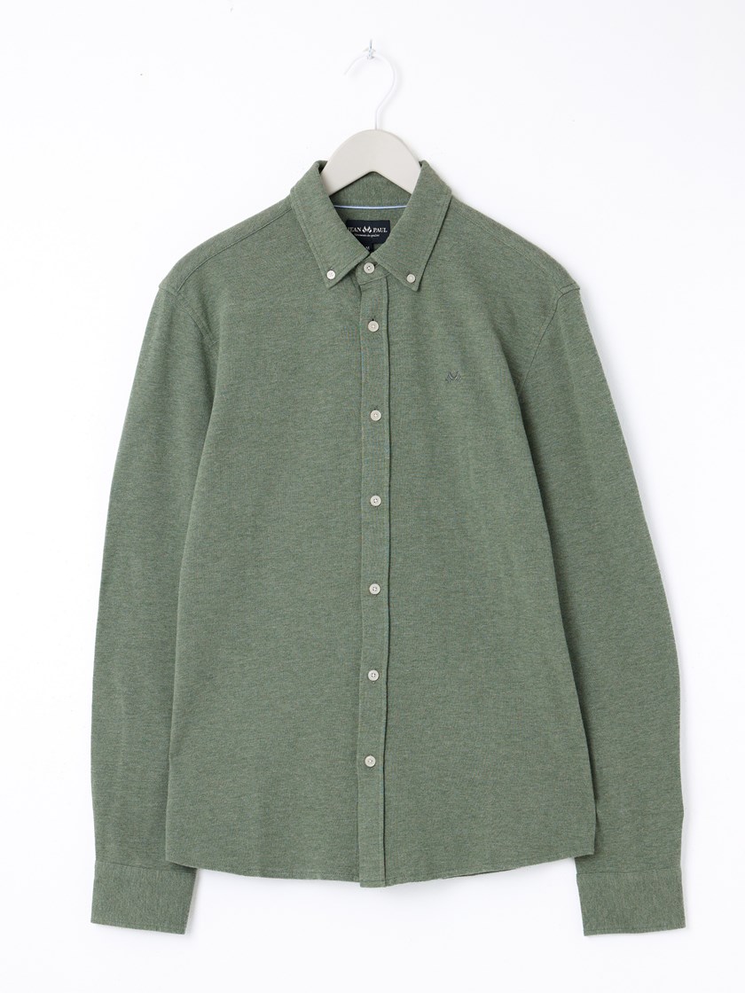 7513921 I6U 7513921_I6U-JEANPAUL-S26-Front_4265_Dominique pique skjorte I6U.jpg_Front