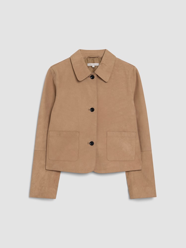 Larizza skinnjakke 7513954_AP4-MARIEPHILIPPE-S26-Front_8562_Larizza skinnjakke AP4.jpg_Front||Front