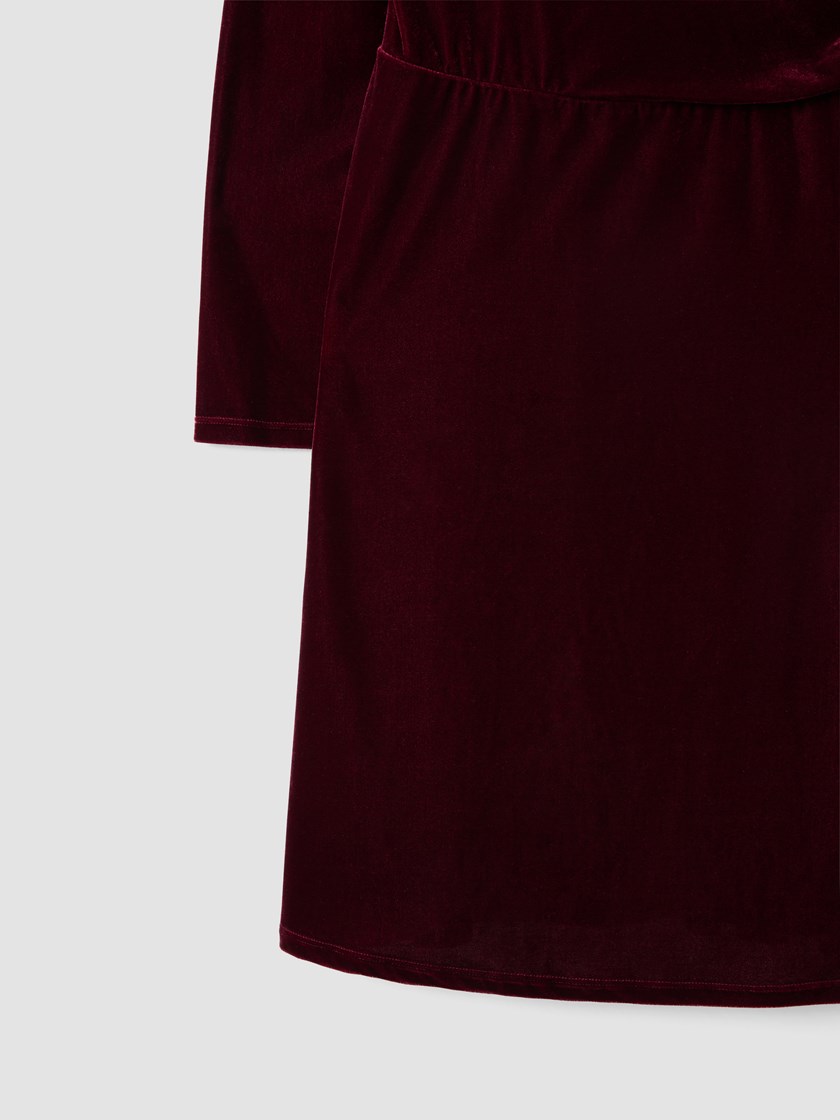 7513966 MWH 7513966_MWH-VAVITE-W25-Front_8165_Camelia kjole_Camelia velourkjole MWH_Camelia velourkjole MWH 7513966.jpg_Front||Front