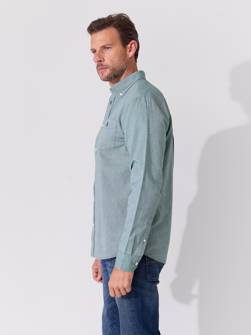 7513988 GNT 7513988_GNT-REDFORD-S26-Modell-Front_chn=match_2486_Somerset oxfordskjorte GNT.jpg_Front