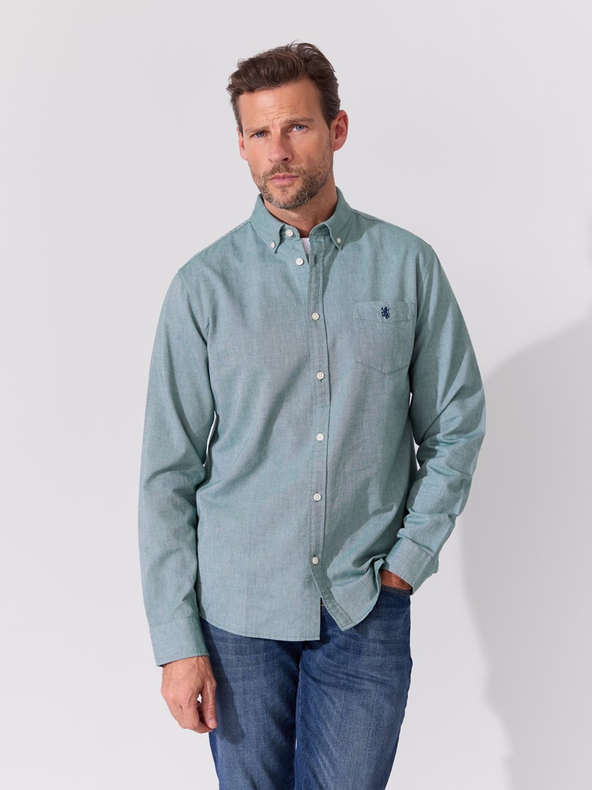 7513988 GNT 7513988_GNT-REDFORD-S26-Modell-Front_chn=match_5534_Somerset oxfordskjorte GNT.jpg_Front