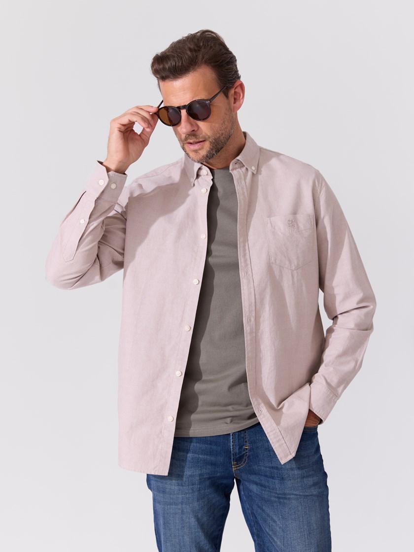 7513988 I4I 7513988_I4I-REDFORD-S26-Modell-Front_chn=match_853_Somerset oxfordskjorte I4I.jpg_Front