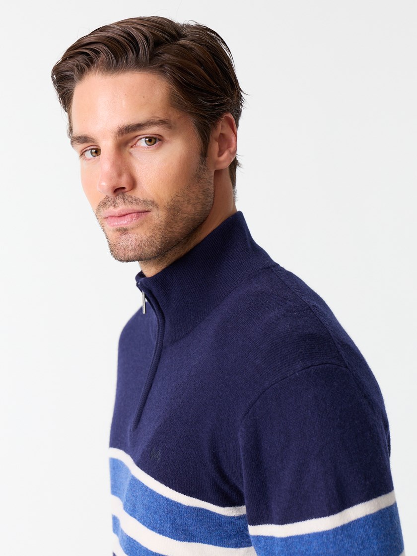 7514001 EM6 7514001_EM6_Jean Paul_Faustian Stripet Zipneck_W25 (2)_Faustian stripet zipneck EM6.jpg_