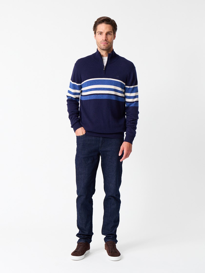 7514001 EM6 7514001_EM6_Jean Paul_Faustian Stripet Zipneck_W25 (7)_Faustian stripet zipneck EM6.jpg_