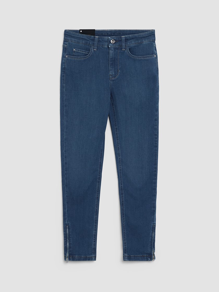 7514003 DAB 7514003_DAB-MARIEPHILIPPE-S26-Front_2572_Roma cropped jeans DAB_Roma cropped jeans DAB 7514003.jpg_Front||Front