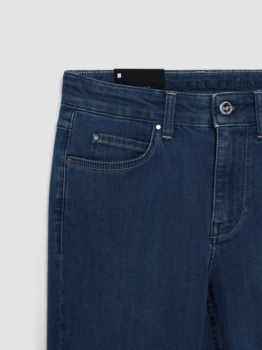 7514003 DAB 7514003_DAB-MARIEPHILIPPE-S26-Front_2573_Roma cropped jeans DAB_Roma cropped jeans DAB 7514003.jpg_Front||Front