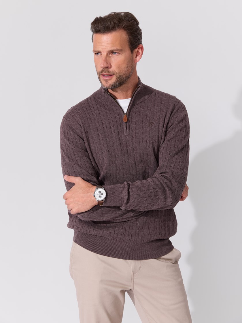 7514013 R12 7514013_R12-REDFORD-S26-Modell-Front_chn=match_3061_Coast zip genser R12.jpg_Front||Front