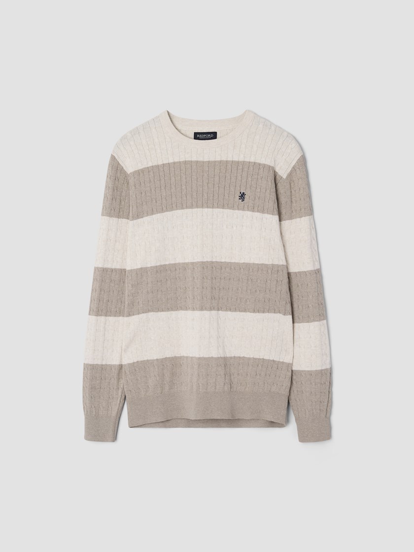 7514233 OAD 7514233_OAD-REDFORD-S26-Front_8756_Coast stripete genser OAD.jpg_Front
