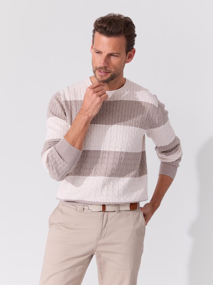 Coast stripete genser 7514233_OAD-REDFORD-S26-Modell-Front_chn=match_7672_Coast stripete genser OAD.jpg_Front||Front