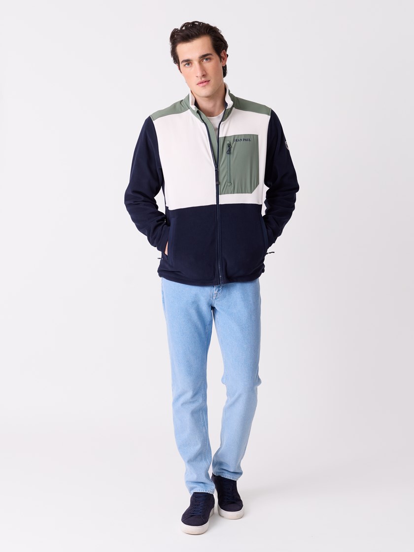 7514235 EM6 7514235_EM6-JEANPAUL-S26-Modell-Front_9928_Charlie fleecejakke EM6.jpg_Front||Front