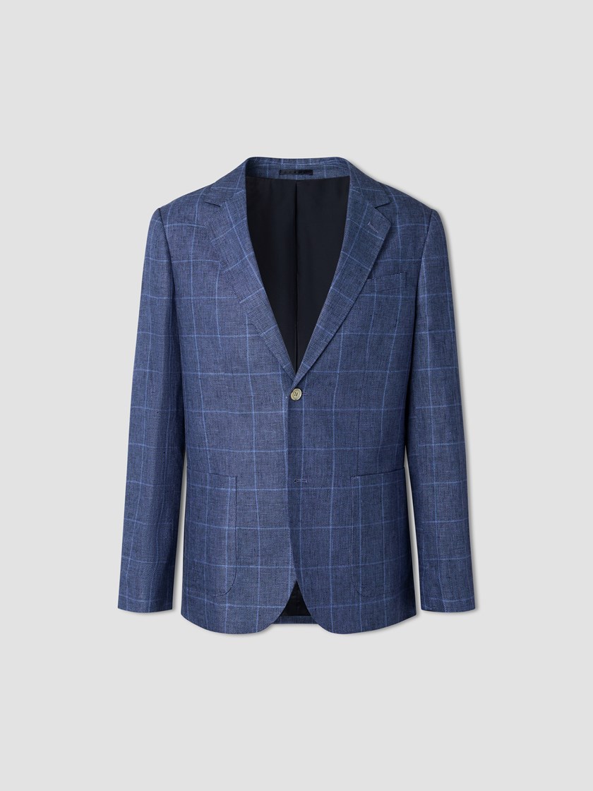 7514340 ENC 7514340_ENC-MARIOCONTI-S26-Front_4054_Leo rutet linblazer ENC.jpg_Front||Front