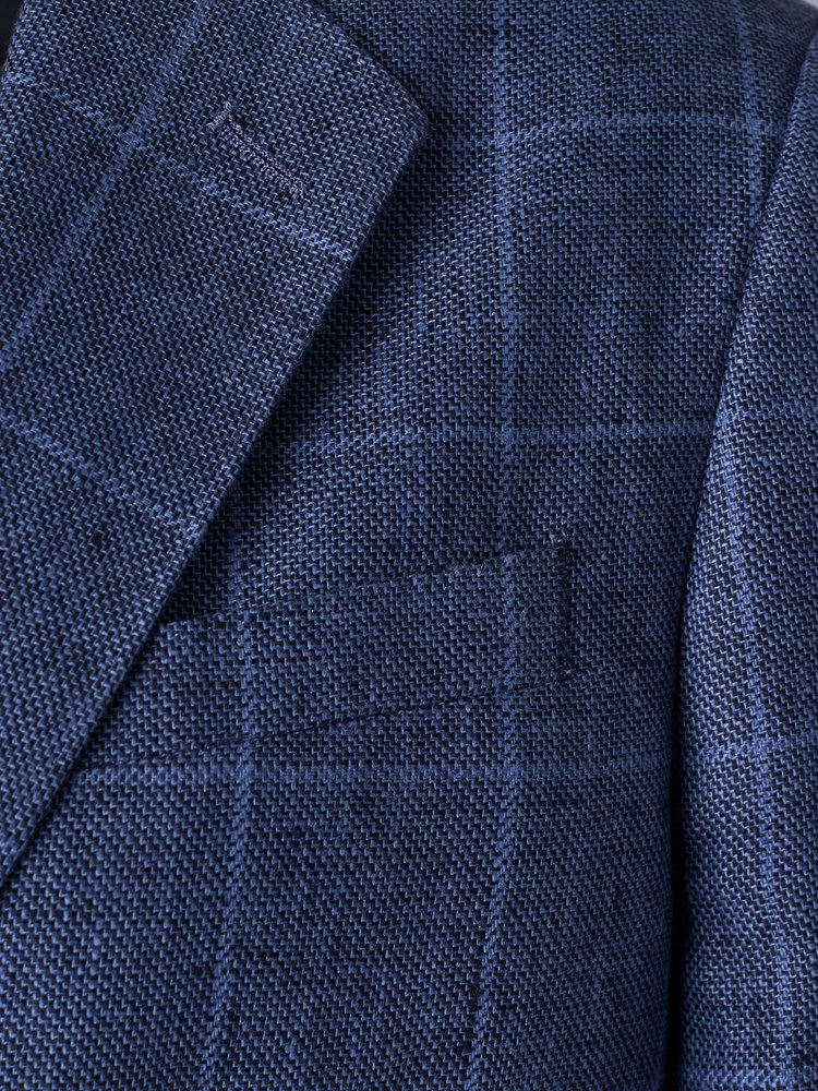 Leo rutet linblazer 7514340_ENC-MARIOCONTI-S26-Front_7264_Leo rutet linblazer ENC.jpg_Front||Front