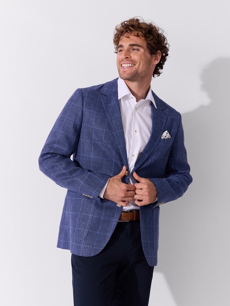 Leo rutet linblazer 7514340_ENC-MARIOCONTI-S26-Modell-Front_chn=match_3327_Leo rutet linblazer ENC.jpg_Front||Front