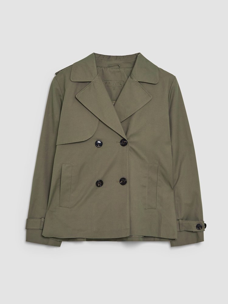 Mila kort trenchcoat 7514409_R31-VAVITE-S26-Front_5147_Mila kort trench R31_Mila kort trenchcoat R31.jpg_Front