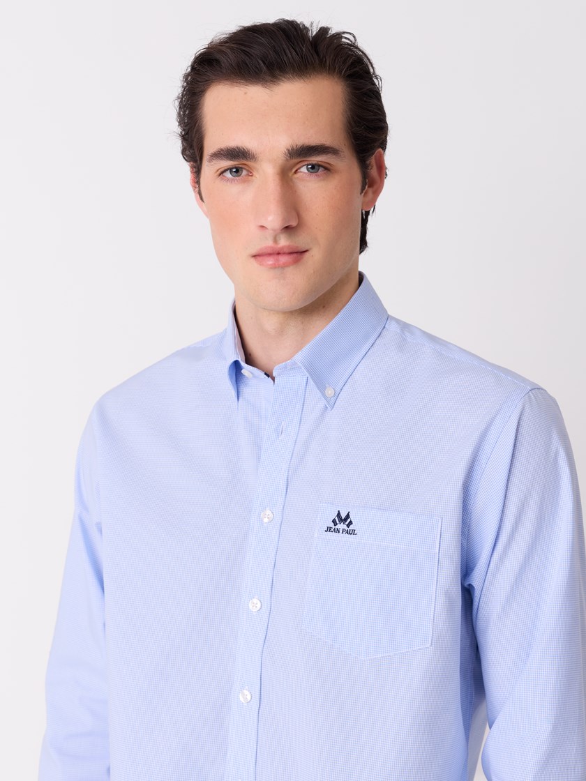 7514458 E9O 7514458_E9O-JEANPAUL-S26-Modell-Front_2207_Kendy skjorte - Classic fit E9O.jpg_Front||Front