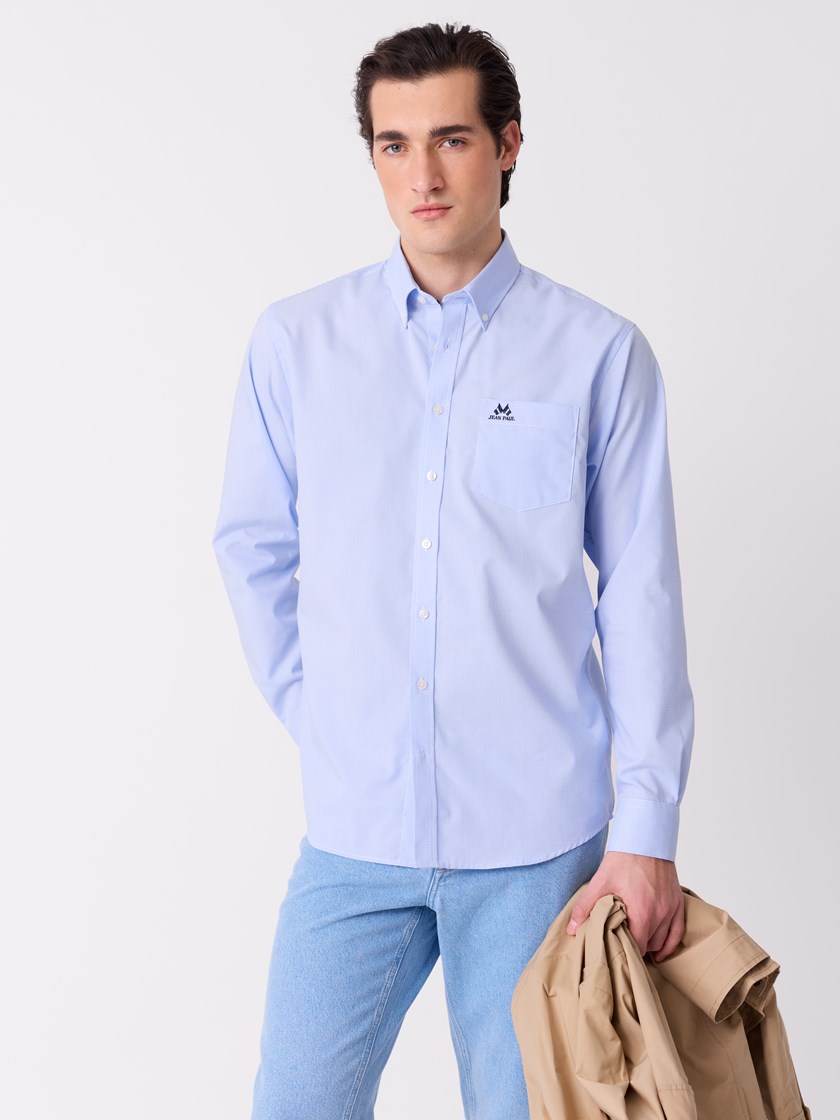 7514458 E9O 7514458_E9O-JEANPAUL-S26-Modell-Front_2686_Kendy skjorte - Classic fit E9O_Kendy skjorte - Classic fit E9O 7514458.jpg_Front||Front