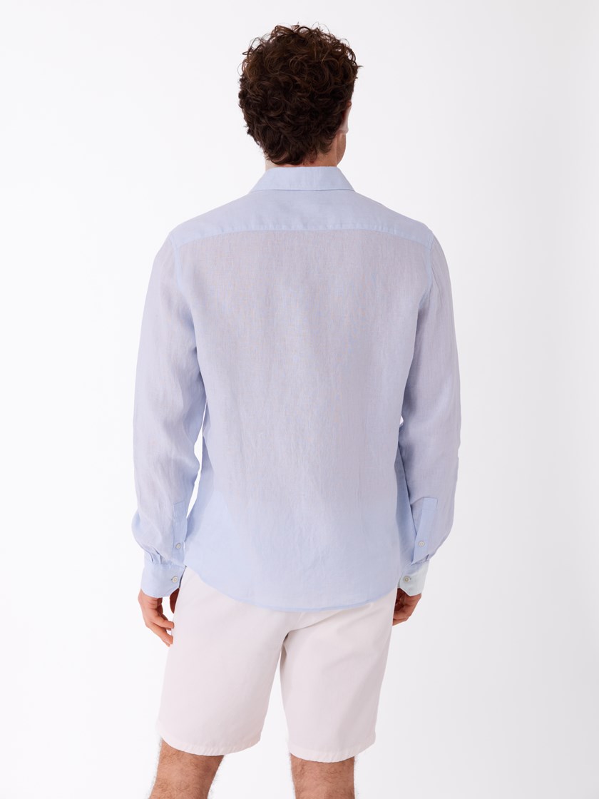 7514638 E8Q 7514638_E8Q-MARIOCONTI-H26-Modell-Front_chn=match_675_Rimini linskjorte E8Q.jpg_Front||Front