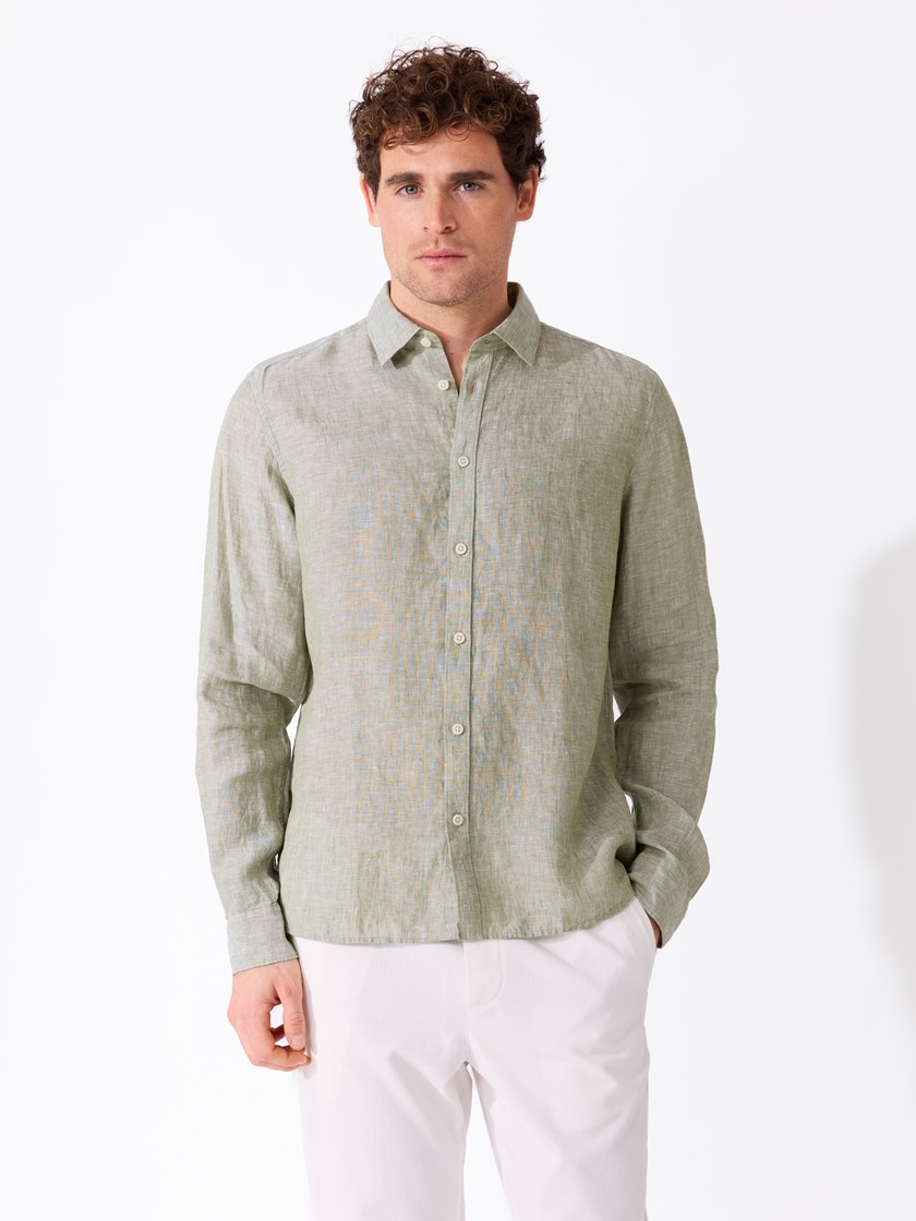 7514638 GMN 7514638_GMN-MARIOCONTI-H26-Modell-Front_chn=match_1389_Rimini linskjorte GMN.jpg_Front||Front