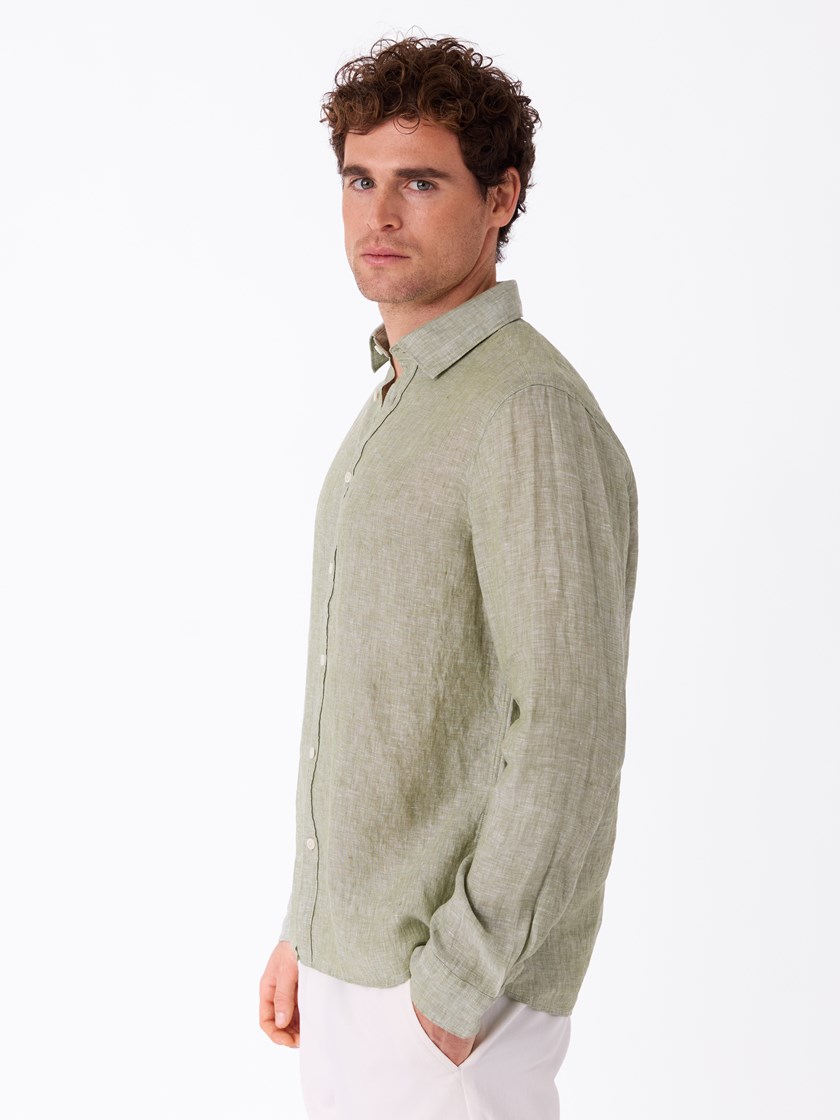 7514638 GMN 7514638_GMN-MARIOCONTI-H26-Modell-Front_chn=match_5897_Rimini linskjorte GMN.jpg_Front||Front