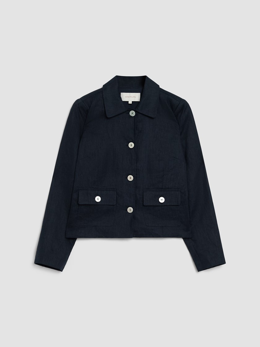 7514773 EM6 7514773_EM6-MARIEPHILIPPE-S26-Front_8423_Sabrine linjakke EM6_Sabrine linjakke EM6 7514773.jpg_Front||Front