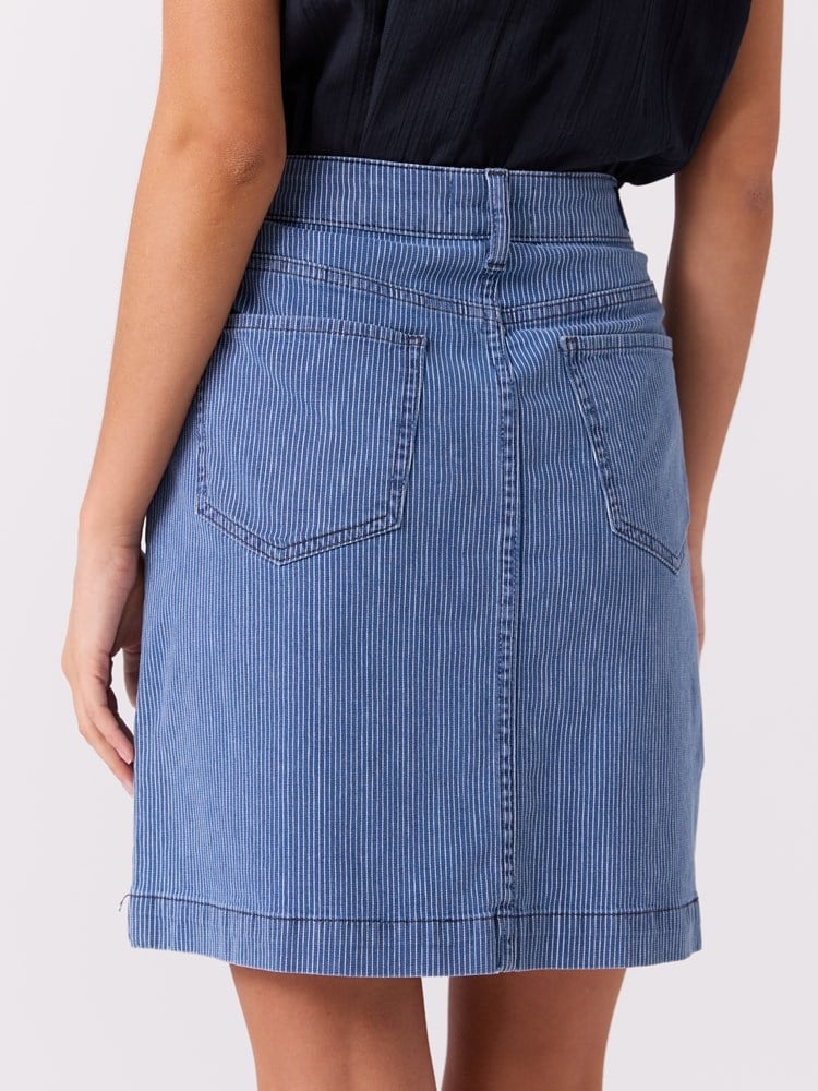 Patty stripet skjørt 7514810_DAC_Jean Paul_Patty Stripet Denim Skjørt_H26 (3).jpg_